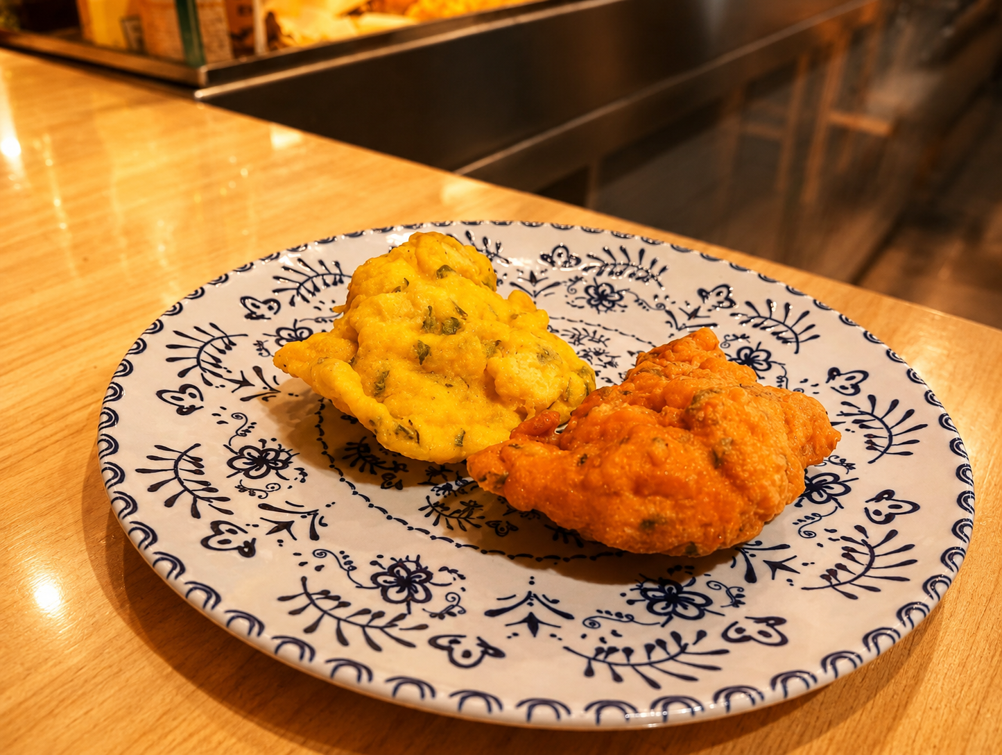 Tartillitas con Bacalao/Gambas